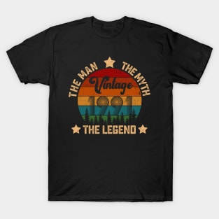 Father's Day Shirt Vintage 1991 The Men Myth Legend 29th Birthday Gift T-Shirt